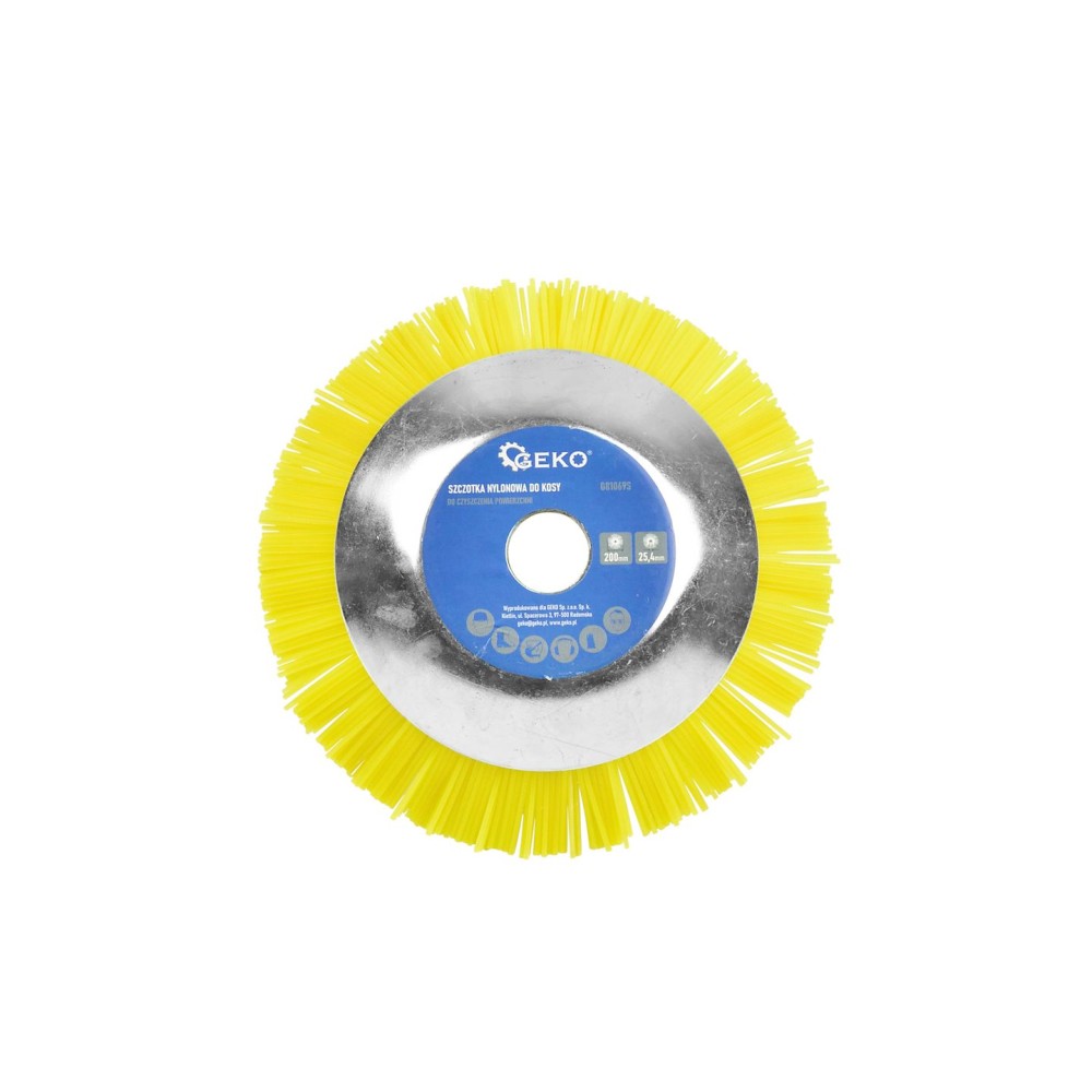 Szczotka nylonowa do kosy 200x25,4mm do czyszczenia powierzchni (20)