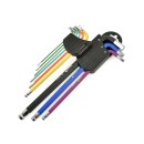 Klucze imbusowe kolor 1,5-10mm 9el. S2, długie-234mm(24)