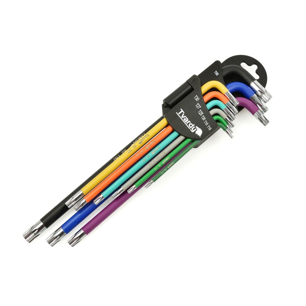 Klucze torx kolor T10-T50 9el. S2 długie-229mm (24)