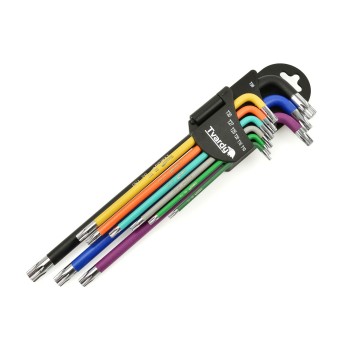 Klucze torx kolor T10-T50 9el. S2 długie-229mm (24)