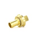 Złącze kłowe mosiężne kompatybilne z GEKA - 360° obrotowe 3/4” (12/96)