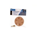 Gumowy krążek do usuwania kleju + adapter (agresywny) (100)