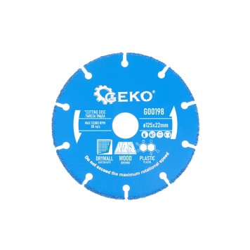 Tarcza tnąca do drewna, plastiku, płyt GK 125x22,2mm (10/100)