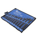 Klucze płasko-oczkowe CRV-czarne 6-22mm 12el. (20)