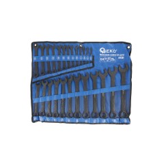 Klucze płasko-oczkowe CRV-czarne 6-32mm 25el. (4)