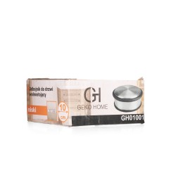 Odbojnik do drzwi wolnostojący - niski (kolor: szczotkowany nikiel) (12)