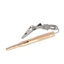 Próbnik napięcia samochodowy metalowy 6-24V z przewodem 90cm (96)