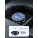 Mini ładowarka samochodowa z funkcją szybkiego ładowania 24W 4,8A (100)