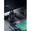 Mini ładowarka samochodowa z funkcją szybkiego ładowania 24W 4,8A (100)