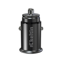 Mini ładowarka samochodowa z funkcją szybkiego ładowania 24W 4,8A (100)