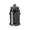 Mini ładowarka samochodowa z funkcją szybkiego ładowania 24W 4,8A (100)