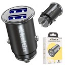 Mini ładowarka samochodowa z funkcją szybkiego ładowania 24W 4,8A (100)