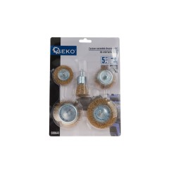 Zestaw szczotek drucianych do wiertarki 5szt (36)