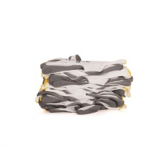 Rękawice ochronne GEKO r.8/biało-szare/ (12/300)