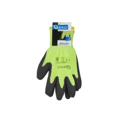 Rękawice robocze ocieplane zimowe fluorescencyjne r. 9 (12/120)