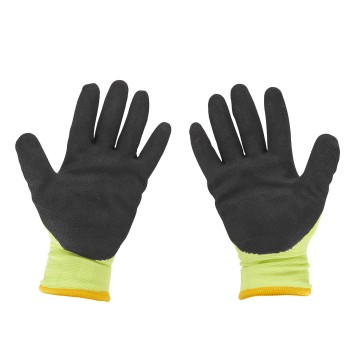 Rękawice robocze ocieplane zimowe fluorescencyjne r. 11 (12/120)