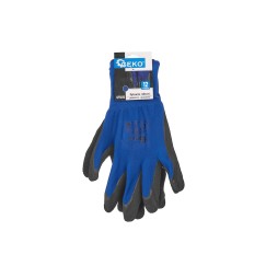Rękawice ochronne powlekane r. 12 - granatowe (12/240)