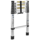 Drabina teleskopowa aluminiowa 2,6m 150kg (1)
