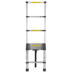 Drabina teleskopowa aluminiowa 2,6m 150kg (1)