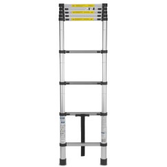 Drabina teleskopowa aluminiowa 2,6m 150kg (1)