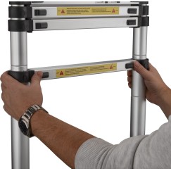 Drabina teleskopowa aluminiowa 4,4m 150kg (1)