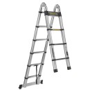 Drabina teleskopowa aluminiowa przegubowa 3,8m 150kg (1)