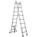 Drabina teleskopowa aluminiowa przegubowa 5m 150kg (1)