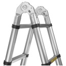 Drabina teleskopowa aluminiowa przegubowa 5m 150kg (1)