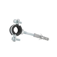 Obejma metalowa z gumą do rur 3/4" 26-30mm (200)