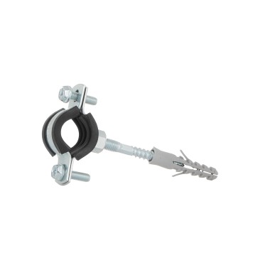 Obejma metalowa z gumą do rur 3/4" 26-30mm (200)