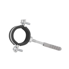 Obejma metalowa z gumą do rur 5/4" 38-43mm (100)