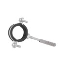 Obejma metalowa z gumą do rur 6/4" 47-51mm (100)