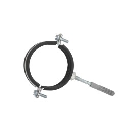 Obejma metalowa z gumą do rur 3" 87-92mm (100)