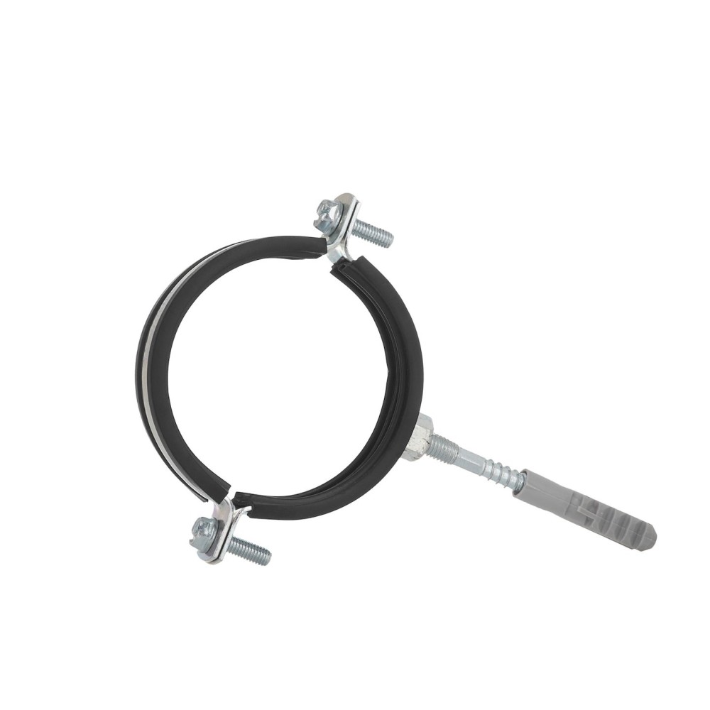 Obejma metalowa z gumą do rur 3" 87-92mm (100)