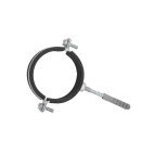 Obejma metalowa z gumą do rur 3" 87-92mm (100)