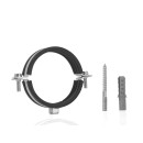 Obejma metalowa z gumą do rur 3" 87-92mm (100)
