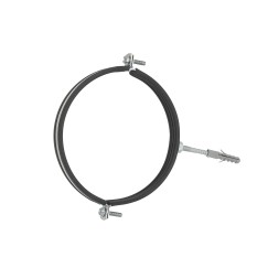 Obejma metalowa z gumą do rur 6" 159-166mm (50)