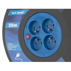 Przedłużacz elektryczny bębnowy 3x1.5mm2 30m (1)