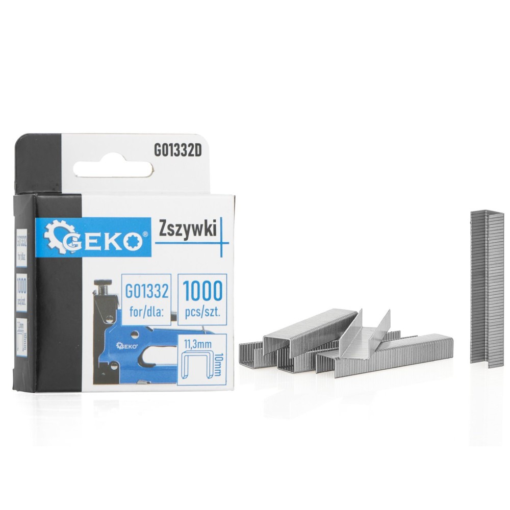 Zszywki Typ G 1.2x11.3mm 10mm 1000szt. (200)