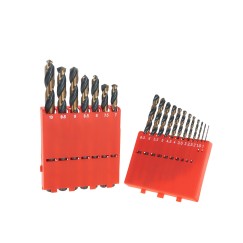 Zestaw wierteł do metalu HSS 1.0-10.0mm 19el. (10/20)