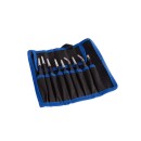 Zestaw pęset precyzyjnych metalowych 9szt (100)