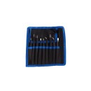Zestaw pęset precyzyjnych metalowych 9szt (100)