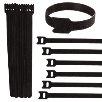 Opaska rzep - organizer do kabli 210mm x 12mm - zestaw 10szt (1000)