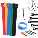 Opaska rzep - organizer do kabli 150mm x 12mm - zestaw 12szt (1000)