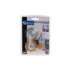 Zestaw szczotek drucianych do wiertarki 3szt (60)