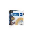 Szczotka druciana obrot.boczna 100mm mosiądz M14 (100)