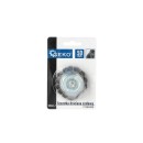 Szczotka druciana czołowa,pleciona 50mm z trzpieniem (100)