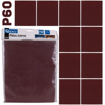 Płótno ścierne - arkusz 230x280mm P60 (10/500)