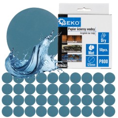 Papier ścierny wodny - krążek na rzep 125mm P800 (50/1000)