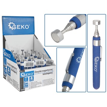 Chwytak magnetyczny teleskopowy 2,25kg/62cm - kartonik wystawowy (12/48)